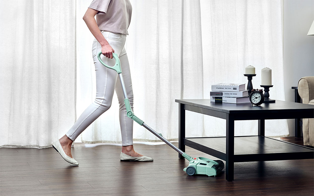 一键折叠不弯腰