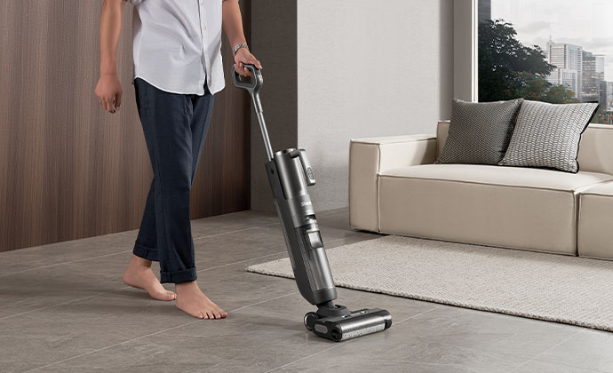 Shark鲨客不发臭扫地机器人特有的拖布材质，拖地真干净，还能把拖布烘干，地面很干爽，真正解放双手。