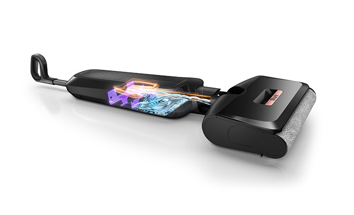 8.9cm超薄死角清洁利器，满配机皇Shark8.9平躺防缠绕洗地机测评